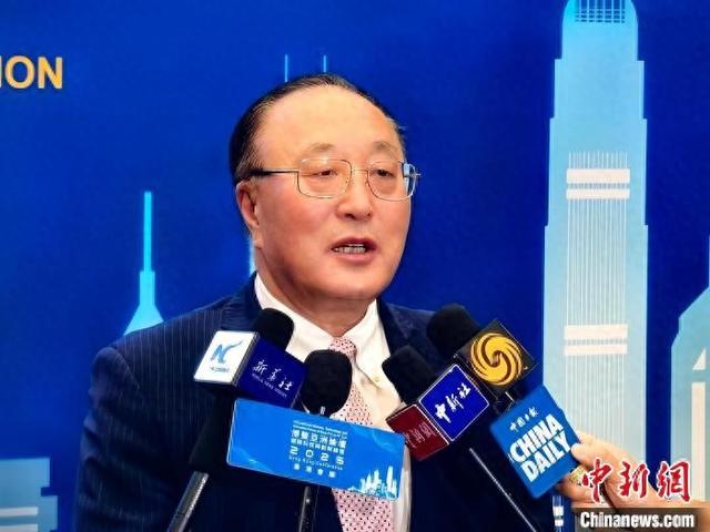 6月6日，博鳌亚洲论坛秘书长张军在香港会议展览中心接受中新社等媒体采访。中新社记者 刘大炜 摄