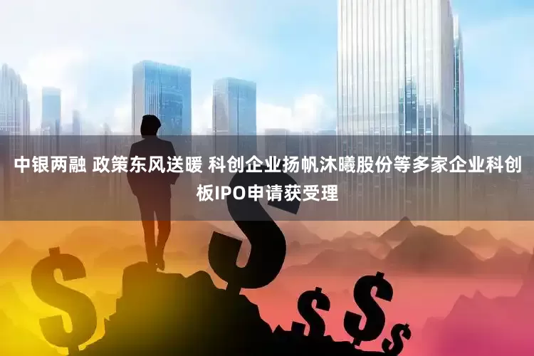 中银两融 政策东风送暖 科创企业扬帆沐曦股份等多家企业科创板IPO申请获受理
